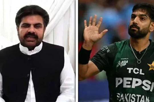 ناصر حسین شاہ کا اعلان: حارث رؤف پر عائد جرمانہ جیب سے ادا کروں گا