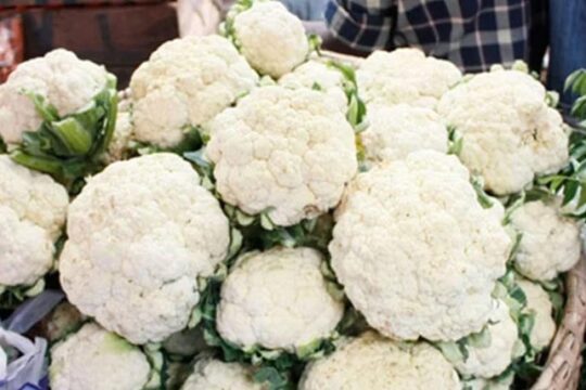سبزی منڈی میں پھول گوبھی کے نرخوں میں اُتار چڑھاؤ کے بعد استحکام