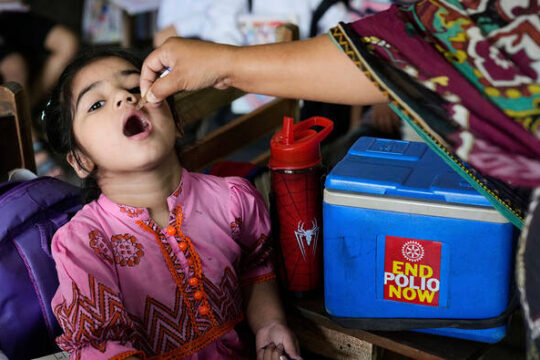 لاہور میں انسدادِ پولیو مہم کامیابی سے مکمل، ہدف سے زائد بچے محفوظ