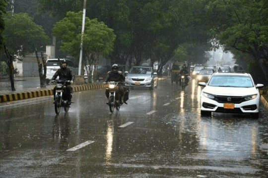 ملک کے مختلف حصوں میں بارش کی پیش گوئی