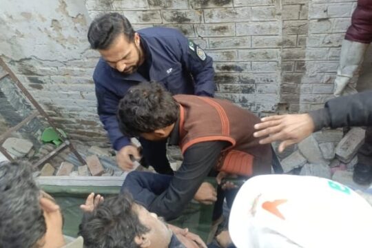 اسلام آباد سیکٹر جی سیون ٹو میں شادی والے گھر میں گیس دھماکہ دلہا دلہن سمیت چھ افراد جاں بحق